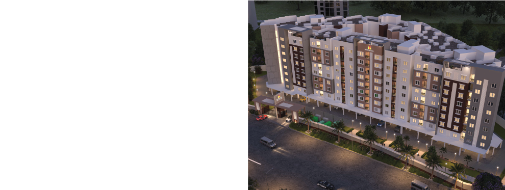 1, 2, 3 BHK Apartments near Mysore road, Sowparnika Sunray