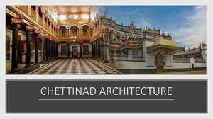 Exterior view of a Chettinad Mansion with grand architecture