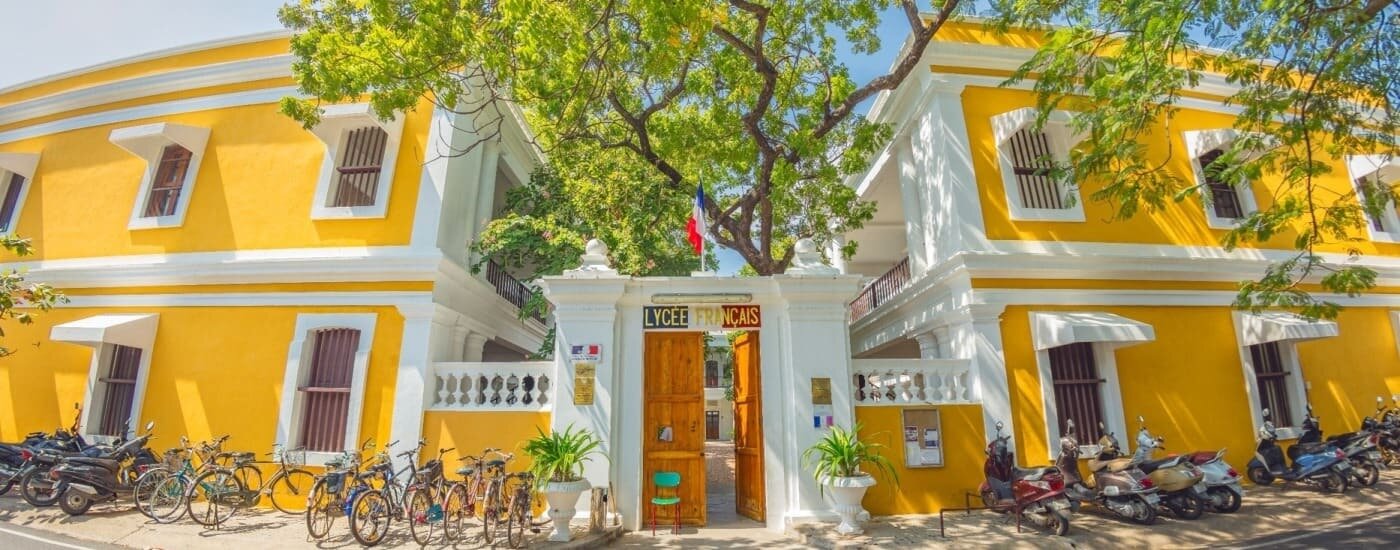 French Quarter in Pondicherry, Tamil Nadu - Colonial Charm and Architecture