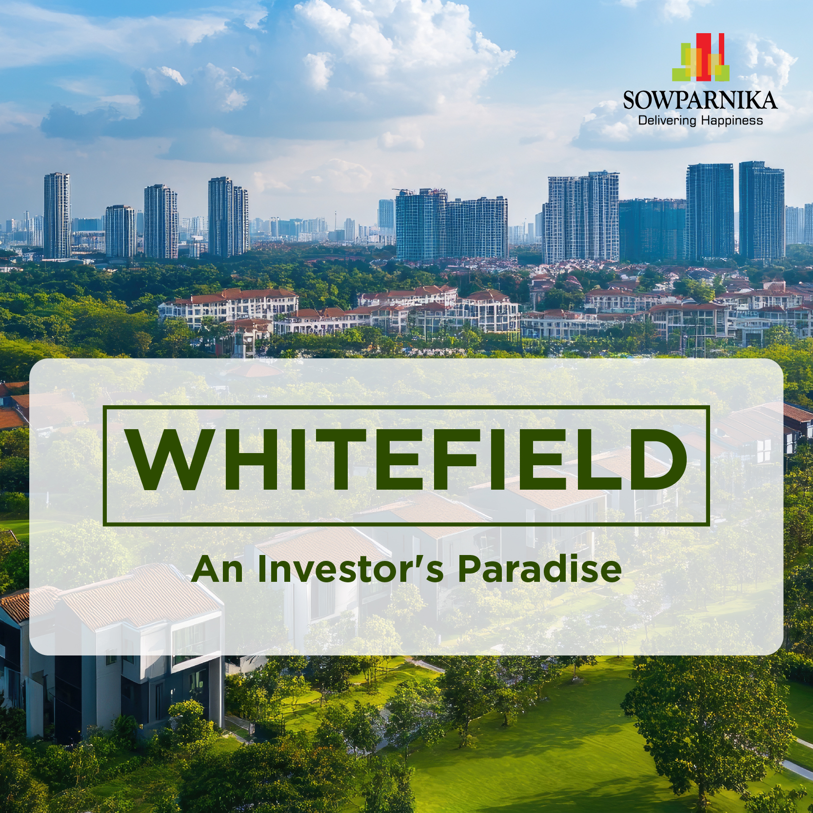Whitefield real estate investment opportunities in Bengaluru