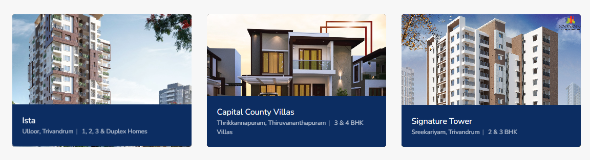 Newly launched real estate projects in Kerala by Sowparnika Projects