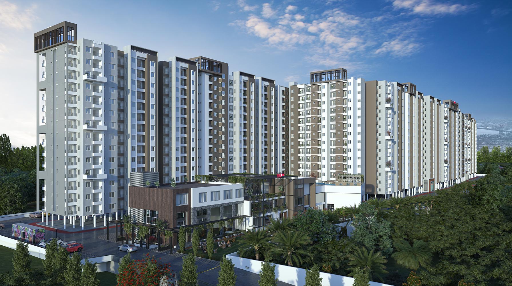 Euphoria In The East Real Estate Project in Whitefield, Bengaluru - 2 and 3 BHK apartments starting from ₹77.45 lakhs