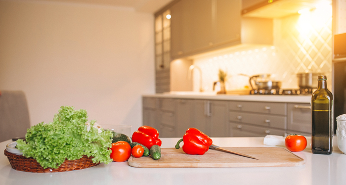 Stylish kitchen design layout showcasing modern appliances and a functional workspace