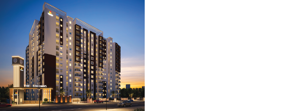 Sowparnika Columns in Bangalore offers 1, 2 & 3 BHK Apartments in whitefield Bangalore