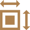 Super Built Up Area Icon for Euphoria in the East - Unit Sizes 540 to 1572 sq. ft.