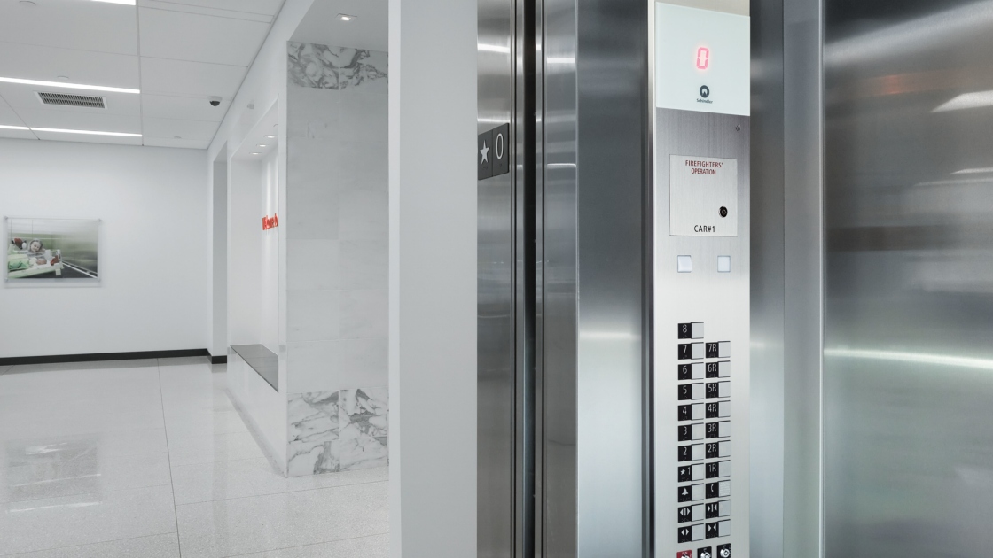 Schindler 3300 elevator for Euphoria In The East with advanced features and high performance