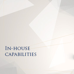 360 Degree Approach In-house Capabilities