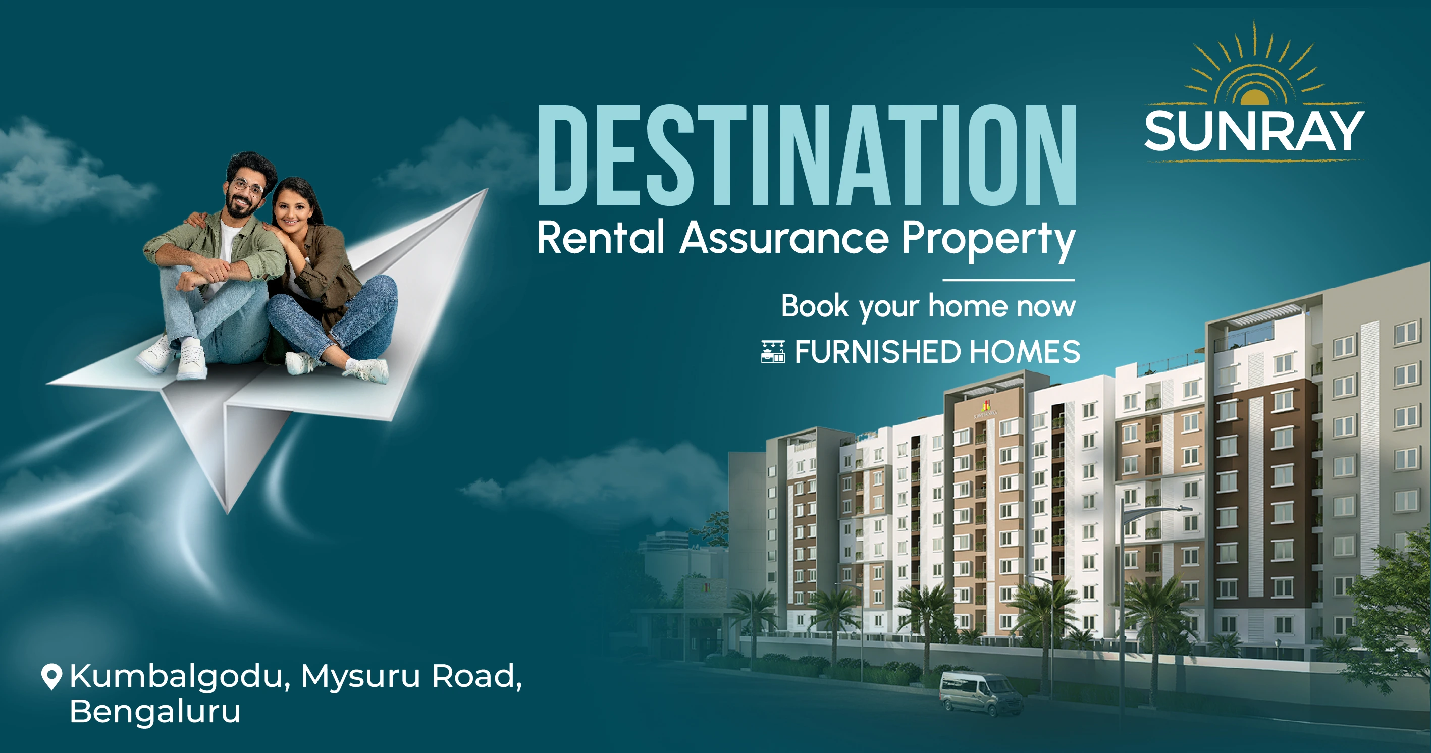 Sowparnika Sunray Apartments for Sale Near Kengeri, Bangalore with Rental Assurance