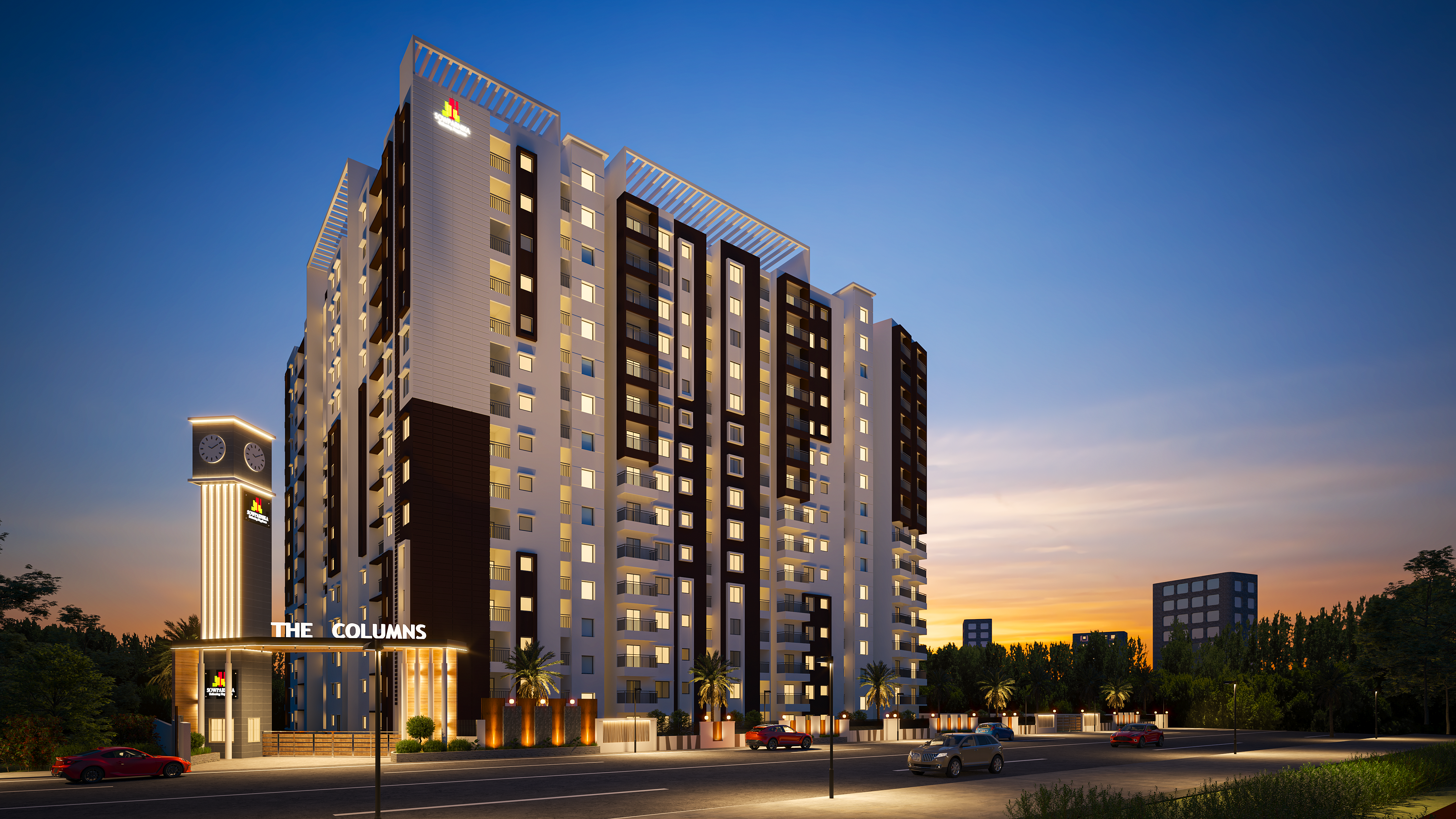 Luxury Apartments in Whitefield - Sowparnika Columns