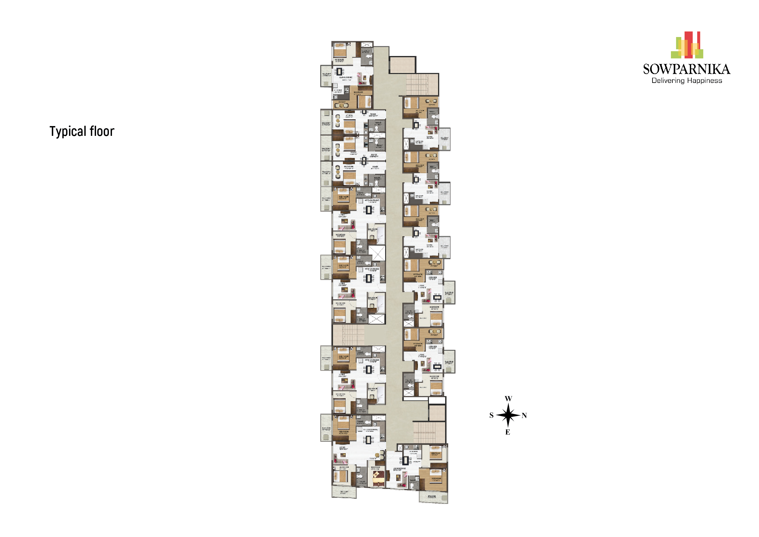 Sowparnika Unnathi Typical Floor plan