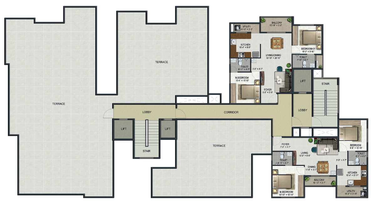 2 and 3 BHK apartments - Sowparnika Elania is a Residential property
