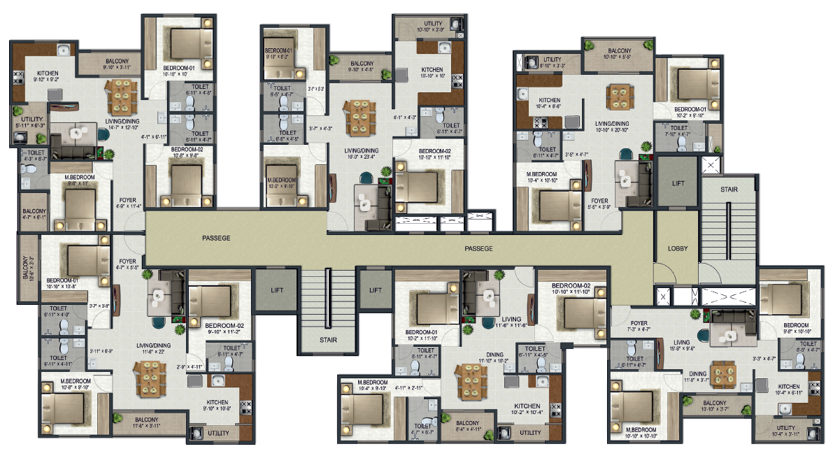 2 and 3 BHK apartments - Sowparnika Elania is a Residential property
