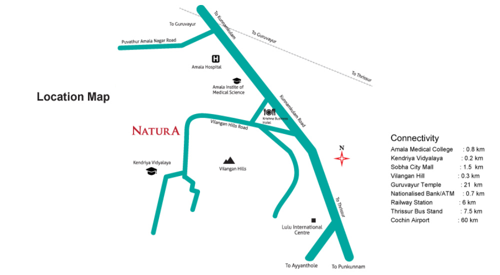 Sowparnika natura location map