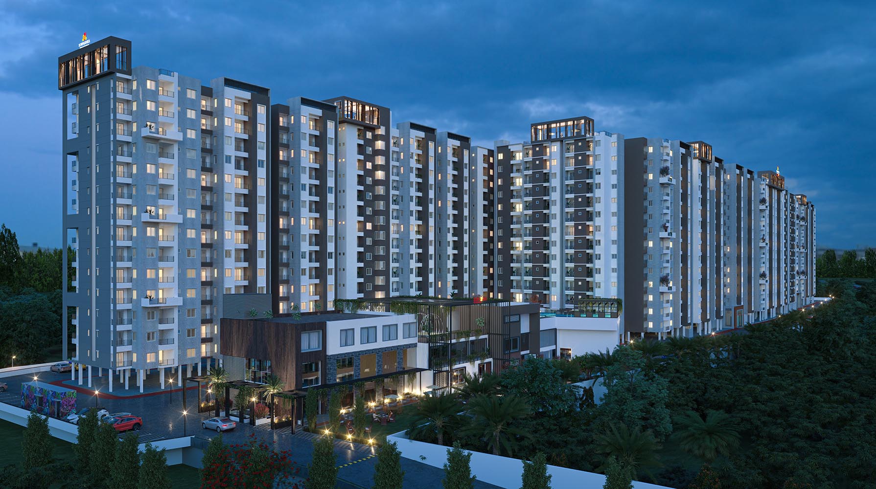 2/3 BHK Flats for Sale in Whitefield 